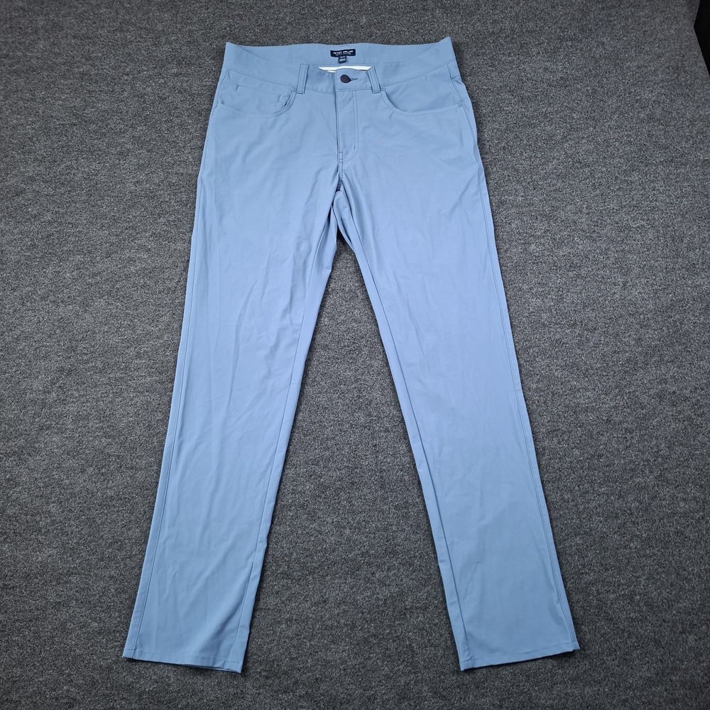 Peter Millar Crown Crafted Bingham Performance Pants Men's 34x32 Blue EUC
